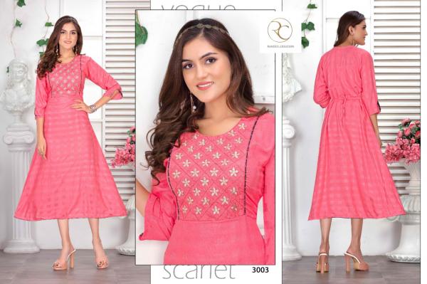 Ramdev Raanisa Vol 1 Embroidery Designer Kurti Collection